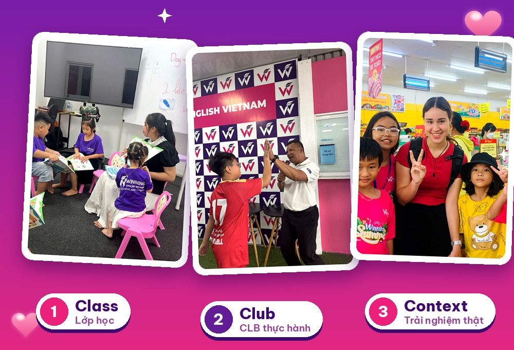 Tiếng Anh Trải Nghiệm – mô hình 3C: Class – Club – Context